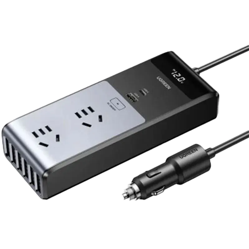UGREEN CD313 Vehicle-mounted Inverter 12V to 220V 150W 1 Mascom International.webp